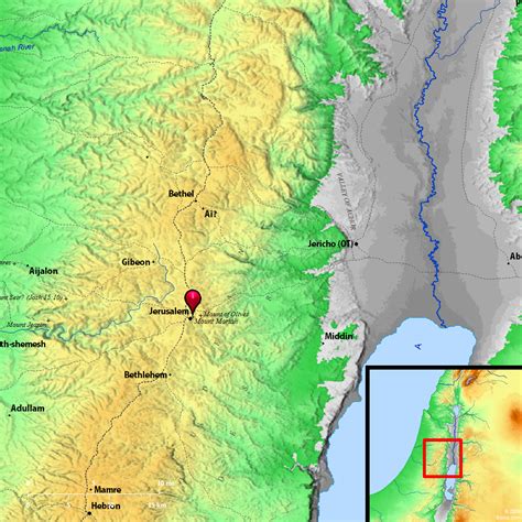 moriah and zion|The Land of Jerusalem